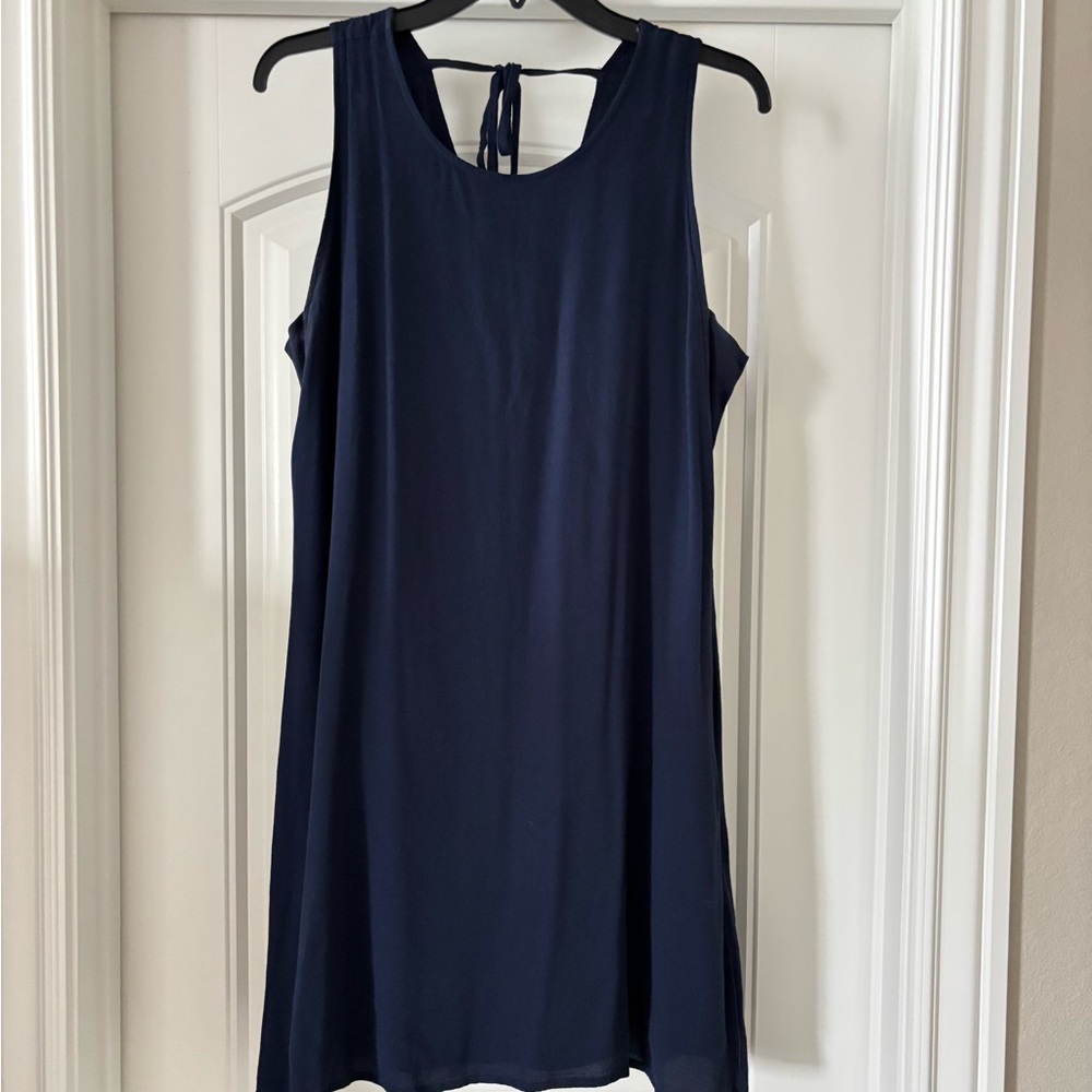 Gap Sleeveless A-line Dress, navy blue